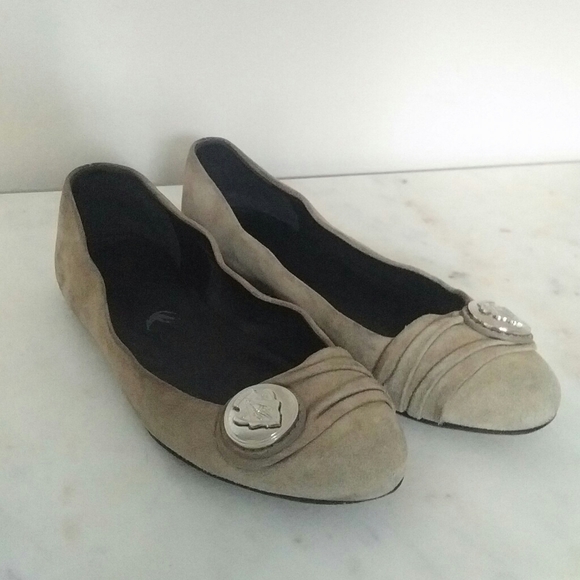 GUCCI - hysteria suede flats